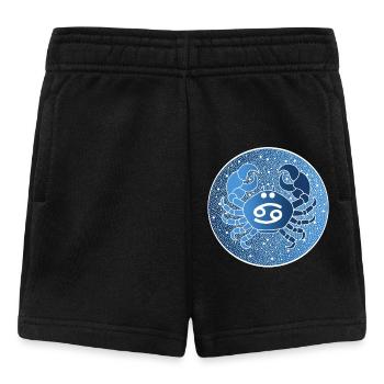 Signe astrologique : cancer - Short Bébé - noir - Devant