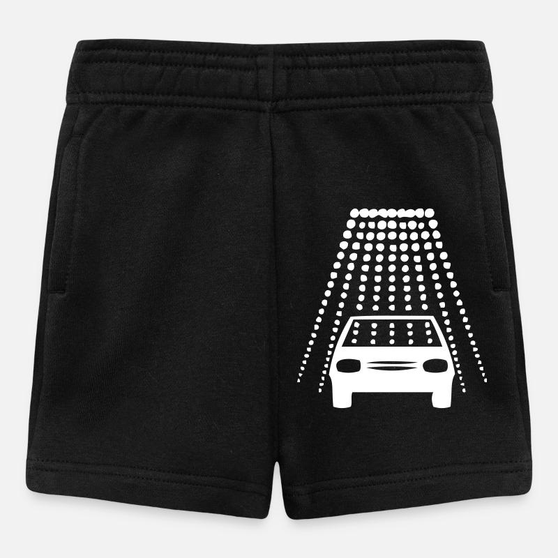 Voiture de lavage - Short Bébé - noir