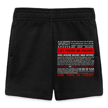 HOUSE-MUSIK-LIEBHABER - Baby Shorts - Schwarz - Vorne
