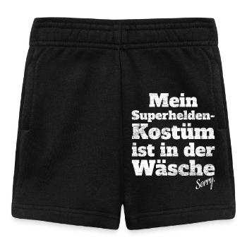 Costume De Super-Héros Est Dans Le Linge Carnaval de Cologne - Short Bébé - noir - Devant