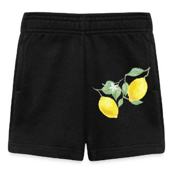 Zitronen - Baby Shorts - Schwarz - Vorne