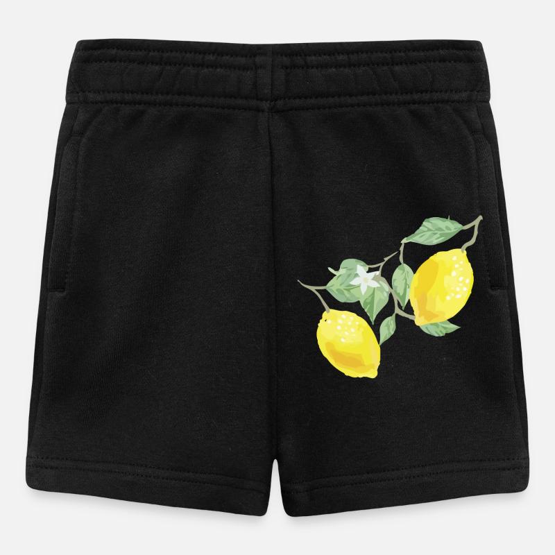 Citrons - Short Bébé - noir