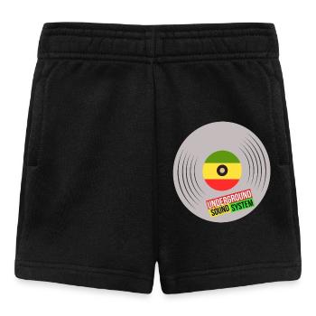 Untergrund Vinyl Sound System - Baby Shorts - Schwarz - Vorne