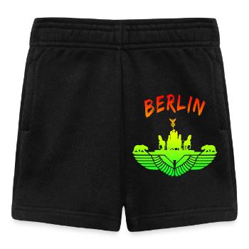 Berlin Design / Berliner Bär Brandenburger Tor - Short Bébé - noir - Devant