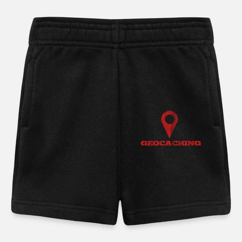 Geocaching - Baby Shorts - Schwarz