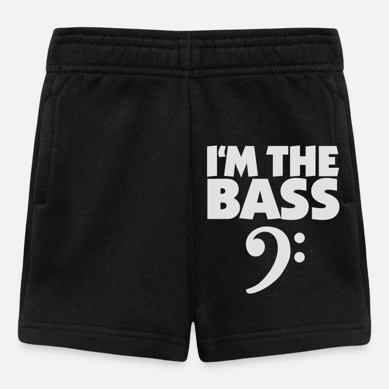 I'm the Bass Blanc (FR) - Short Bébé - noir