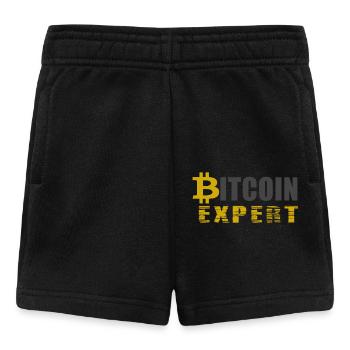 Bitcoin expert - Bitcoin Experte - Baby Shorts - Schwarz - Vorne