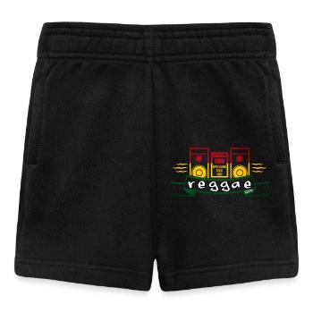 Reggae Sound System Banner - Baby Shorts - Schwarz - Vorne