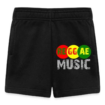 Reggae Musik Farbkreis Logo - Baby Shorts - Schwarz - Vorne