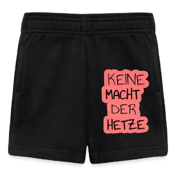 Aucun pouvoir de l’art du mot numérique incendiaire - Short Bébé - noir - Devant