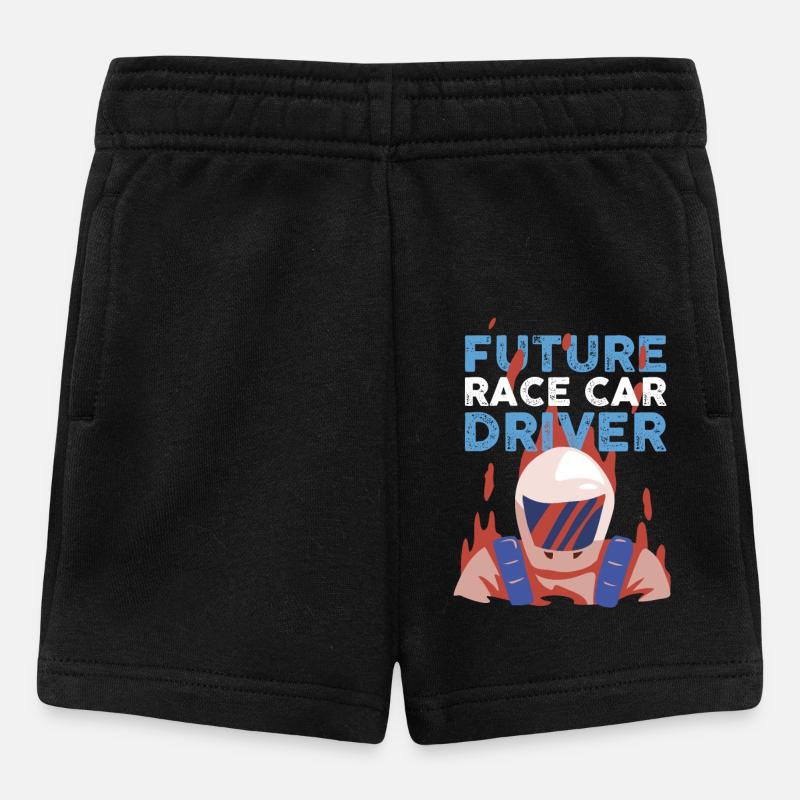 Voiture de course - Pilote Future Race - Short Bébé - noir