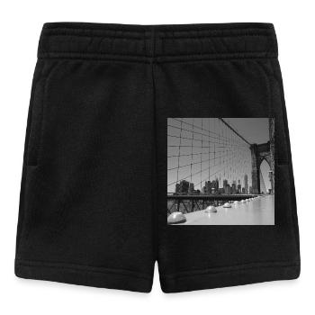 Brooklyn-Brücke - Baby Shorts - Schwarz - Vorne