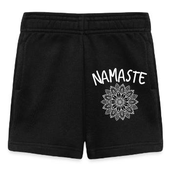 Yoga Namaste Meditaion - Baby Shorts - Schwarz - Vorne
