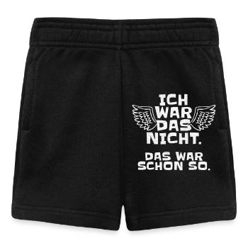 Ich Wars Nicht Das War Schon So Ironie Sarkasmus - Baby Shorts - Schwarz - Vorne