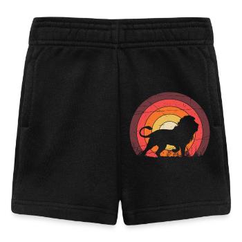 Ein Löwe - Baby Shorts - Schwarz - Vorne