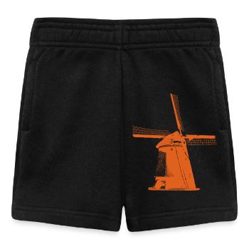 Windmühle Niederlande - Baby Shorts - Schwarz - Vorne