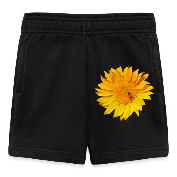 sonnenblume Biene - Baby Shorts - Schwarz - Vorne