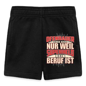 Ofenbauer Superheld - Baby Shorts - Schwarz - Vorne