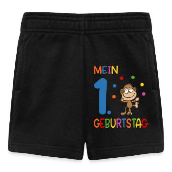 Mein erster Geburtstag - Baby Shorts - Schwarz - Vorne