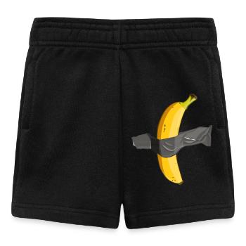 Art de la banane scotché - Short Bébé - noir - Devant