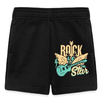 E-Gitarren- - Baby Shorts - Schwarz - Vorne