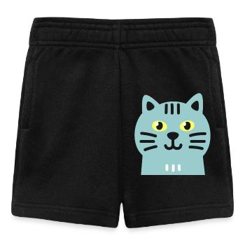 Cute cat - Baby Shorts - black - Front