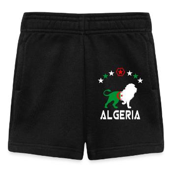 Algerien Löwen Flaggen Design / Geschenk - Baby Shorts - Schwarz - Vorne