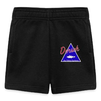 Expérience de pêche à la morue Sweat à capuche I Pêche en mer - Short Bébé - noir - Devant