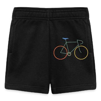 Road bike colorful - Baby Shorts - black - Front