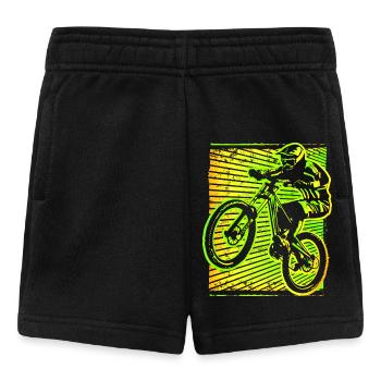 Mountainbiker ► Mountainbike ► MTB Biker Fahrrad - Baby Shorts - Schwarz - Vorne