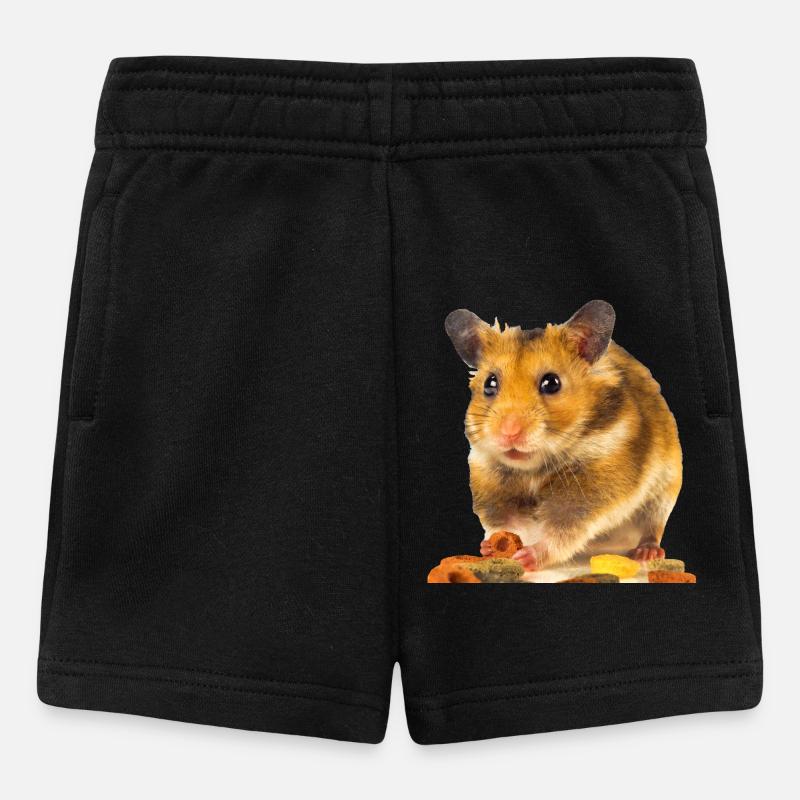 I am hamster - Short Bébé - noir