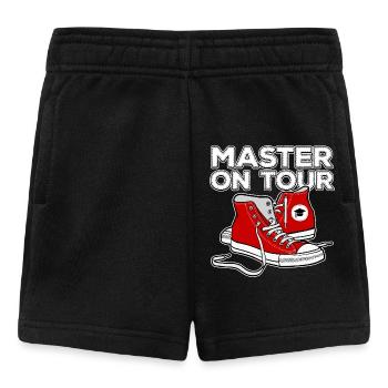 Master Uni Abschluss Schulabschluss Diplom Lustig - Baby Shorts - Schwarz - Vorne