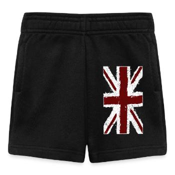 Union Jack Flag - England Großbritannien Fahne - Baby Shorts - Schwarz - Vorne