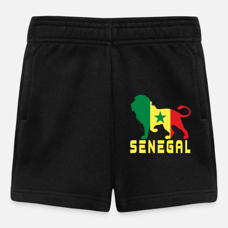 Lion du Sénégal - Short Bébé - noir