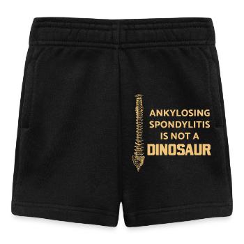Ankylosing Spondylitis Krankheit Wirbelsäule AS - Baby Shorts - Schwarz - Vorne