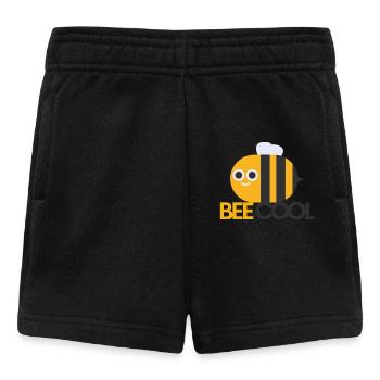 Bee cool - Coole Biene - Baby Shorts - Schwarz - Vorne