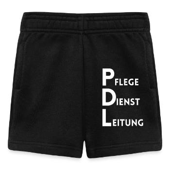 PDL Pflegedienstleitung Pflege Dienst Leitung - Baby Shorts - Schwarz - Vorne