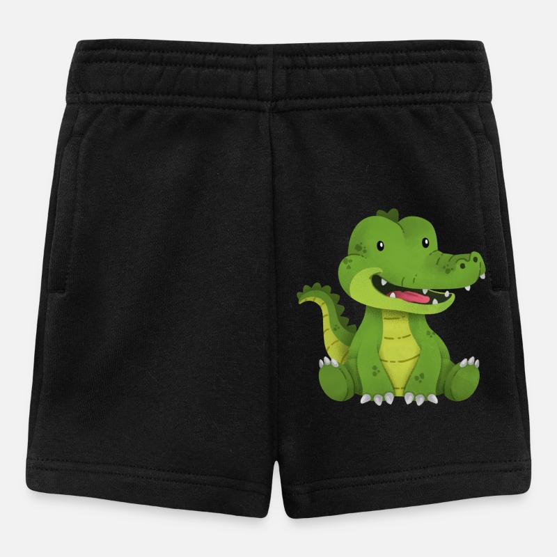 crocodile - Short Bébé - noir