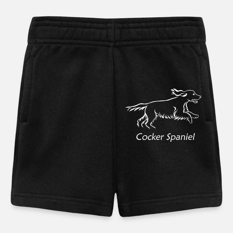 Cocker spaniel - Baby Shorts - black