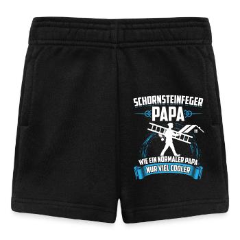 Schornsteinfeger Papa Vatertag Geschenk - Baby Shorts - Schwarz - Vorne