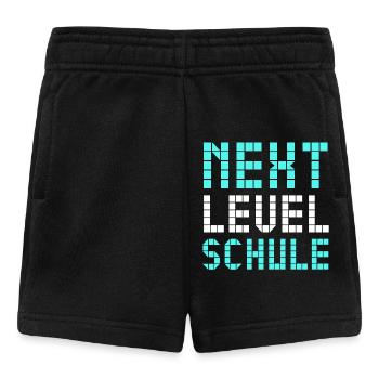 Next Level Schule - Baby Shorts - Schwarz - Vorne