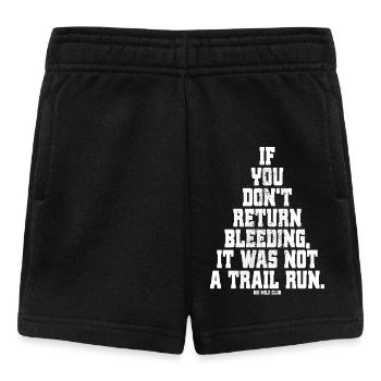 If You Dont Return Bleeding It Was Not A Trail Run - Short Bébé - noir - Devant