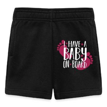 Baby on board - Baby Shorts - black - Front