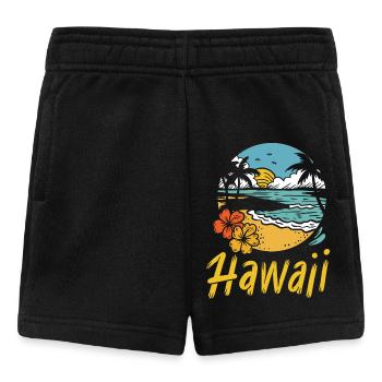 Été de surf à Hawaï - Short Bébé - noir - Devant
