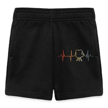 Caméra vidéo Rythme cardiaque - Short Bébé - noir - Devant
