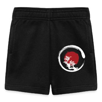 Cercle zen - Short Bébé - noir - Devant