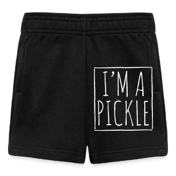 Gurke Veganer Vegetarier - Baby Shorts - Schwarz - Vorne