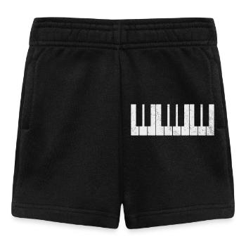 Clavier de pianiste piano - Short Bébé - noir - Devant