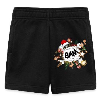 bulle comique drôle - temps de Noël stressant - Short Bébé - noir - Devant