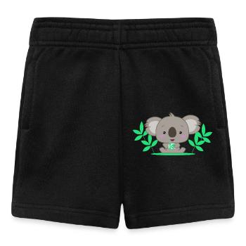 Bébé koala mignon - Short Bébé - noir - Devant